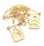Escapulrio em ouro amarelo 18k - 2GRO0012