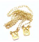 Escapulrio em ouro amarelo 18k - 2GRO0023
