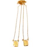 Escapulário em ouro amarelo 18k