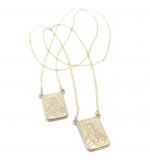 Escapulrio em ouro branco 18k - 2GRO0196