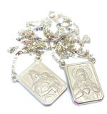 Escapulrio em ouro branco 18k - 2GRO0196