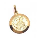 Medalha de ouro amarelo 18k - So Jorge - 2MEO0022