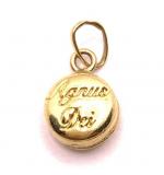Medalha em ouro amarelo 18k - Agnus Dei - 2MEO0045