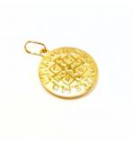 Medalha de São Bento em ouro amarelo 18k - 2MEO0048 Medalha de São Bento em ouro amarelo 18k - 2MEO0048