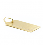 Medalha em ouro amarelo 18k - Placa fosca - 2MEO0062