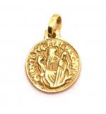 Medalha de So Bento em ouro amarelo 18k - 2MEO0065