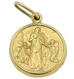 Medalha Nossa Sra Desatadora de Nós em ouro 18k - 2MEO0108 Medalha Nossa Sra Desatadora de Nós em ouro 18k - 2MEO0108