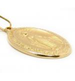 Medalha de Nossa Senhora das Graas em ouro 18k - 2MEO0172