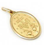 Medalha de Nossa Senhora das Graas em ouro 18k - 2MEO0172