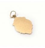 Medalhinha colonial Nossa Sra do Carmo em ouro 18k - 2MEO0194