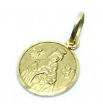 Medalha de N.Sra.do Perpetuo Socorro em ouro 18k - 2MEO0225
