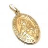 Medalha Sagr. Coração de Jesus em ouro 18k - 2MEO0234