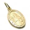 Medalha de São Judas Tadeu em ouro 18k - 2MEO0238