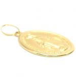 Medalha de Nossa Senhora das Graas em ouro 18k - 2MEO0276