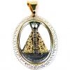 Medalha de Nossa Sra de Aparecida em ouro 18k - 2MEO0278