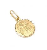Medalha de Anjo da Guarda em ouro 18k - 2MEO0332