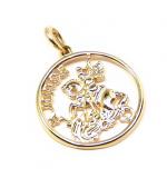 Medalha de ouro amarelo 18k - São Jorge - 2MEO0339 Medalha de ouro amarelo 18k - São Jorge - 2MEO0339