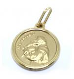 Medalha de Santo Antônio em ouro 18k - 2MEO0365 Medalha de Santo Antônio em ouro 18k - 2MEO0365