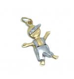 Pingente menino em ouro 18k - 2PEO0070