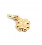 Pingente em ouro amarelo 18k - Trevo oco - 2PIO0392