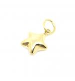 Pingente em ouro amarelo 18k - Estrela oca