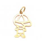 Pingente em ouro 18k - Boneco - 2PIO0448