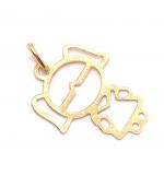 Pingente em ouro 18k - Boneca - 2PIO0449