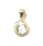 Pingente em ouro 18k com zirconia - Ponto de Luz