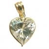 Pingente em ouro 18k com zirconia - Corao - 2PIZ0015