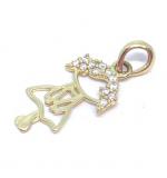 Pingente em ouro 18k - Boneca - 2PIZ0079