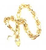 Pulseira de ouro amarelo 18k - Singapura Larga - 2PUO0676