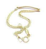 Pulseira com chapa Infantil em ouro 18k - 2PUO0077