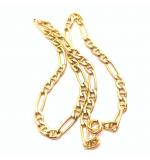 Pulseira feminina ouro 18k - Groumette 3x1 - 2PUO0101