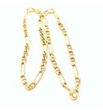 Pulseira feminina ouro 18k - Groumette 3x1 - 2PUO0101