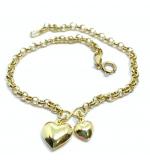 Pulseira feminina em ouro 18k - Elos portugueses - 2PUO0182