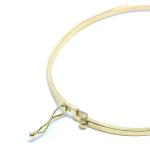 Bracelete feminino em ouro amarelo 18k - Polido - 2PUO0192