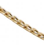 Pulseira feminina de ouro amarelo 18k - Groumette - 2puo0253