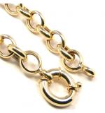 Pulseira feminina em ouro amarelo 18k - Elos Portugueses