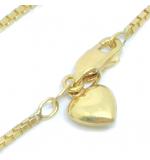 Pulseira feminina em ouro 18k - Veneziana - 2PUO0601