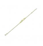 Pulseira INFANTIL masculina de chapa em ouro amarelo 18k - 2PUO0621