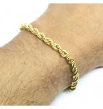 Pulseira de ouro amarelo 18k - Tipo corda - 2PUO0636