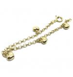 Pulseira infantil em ouro 18k - 2PUO0665