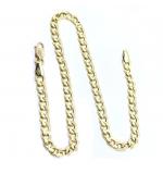 Pulseiras masculina em ouro amarelo 18k - Groumette - 2PUO0672